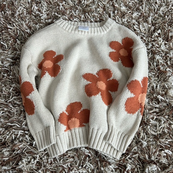 Little Co. Floral Knit Sweater Size 3T - Picture 1 of 3
